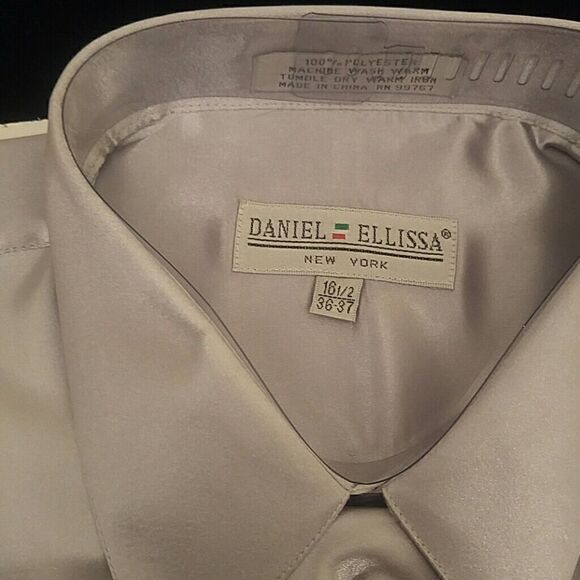 MEN'S DRESS SHIRT SILVER COMBO PACK BY DANIEL ELLI - Picture 2 of 3